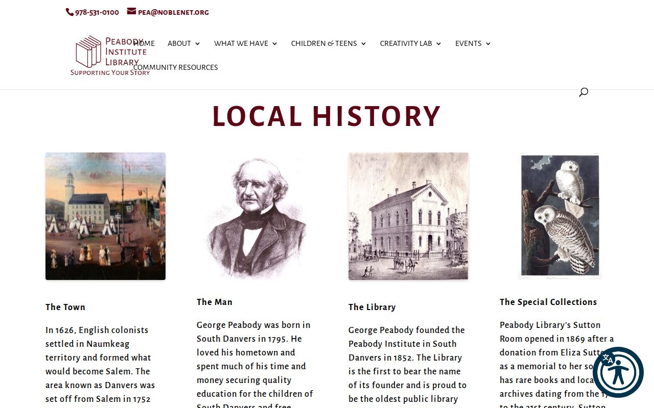 Peabody residents directory Sutton Room local-history collection